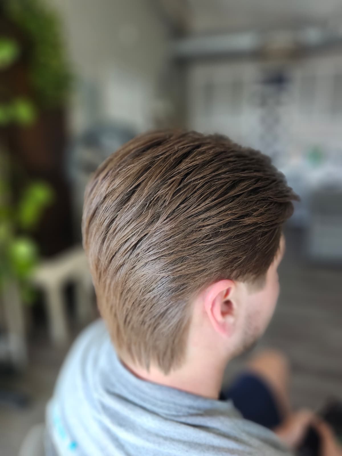 Men's style haircut