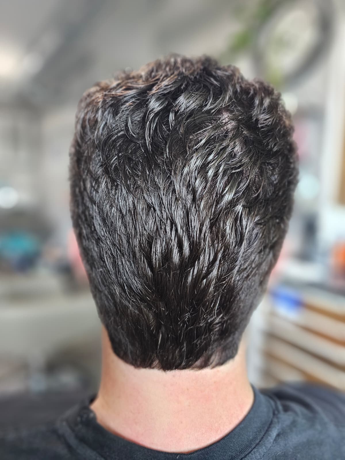 Men's style haircut