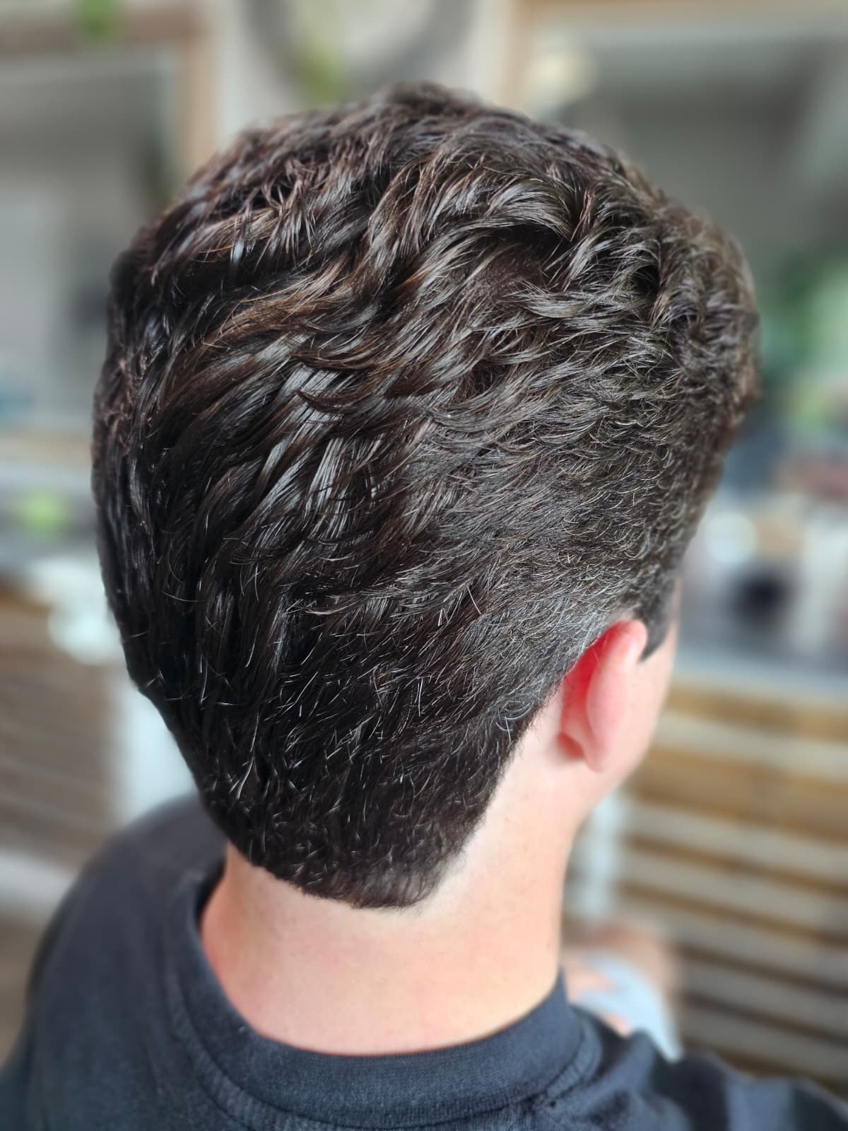 Men's style haircut