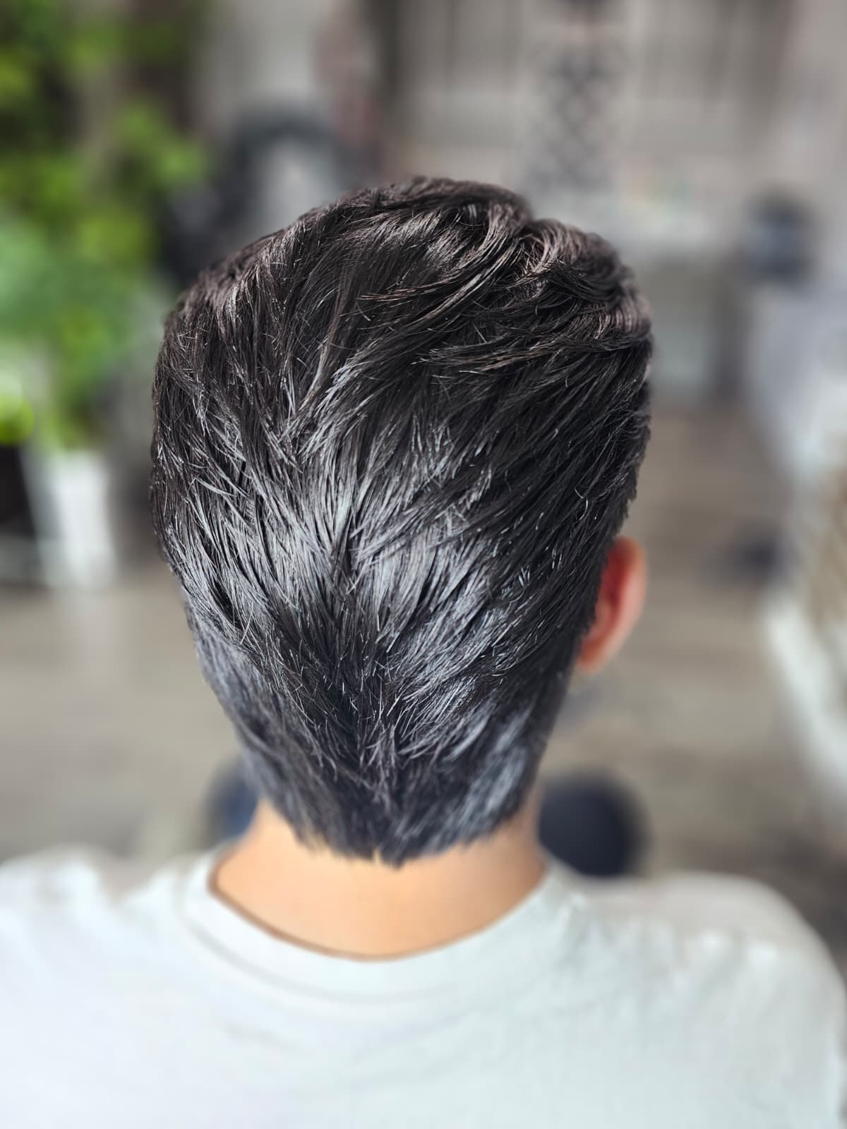 Men's style haircut