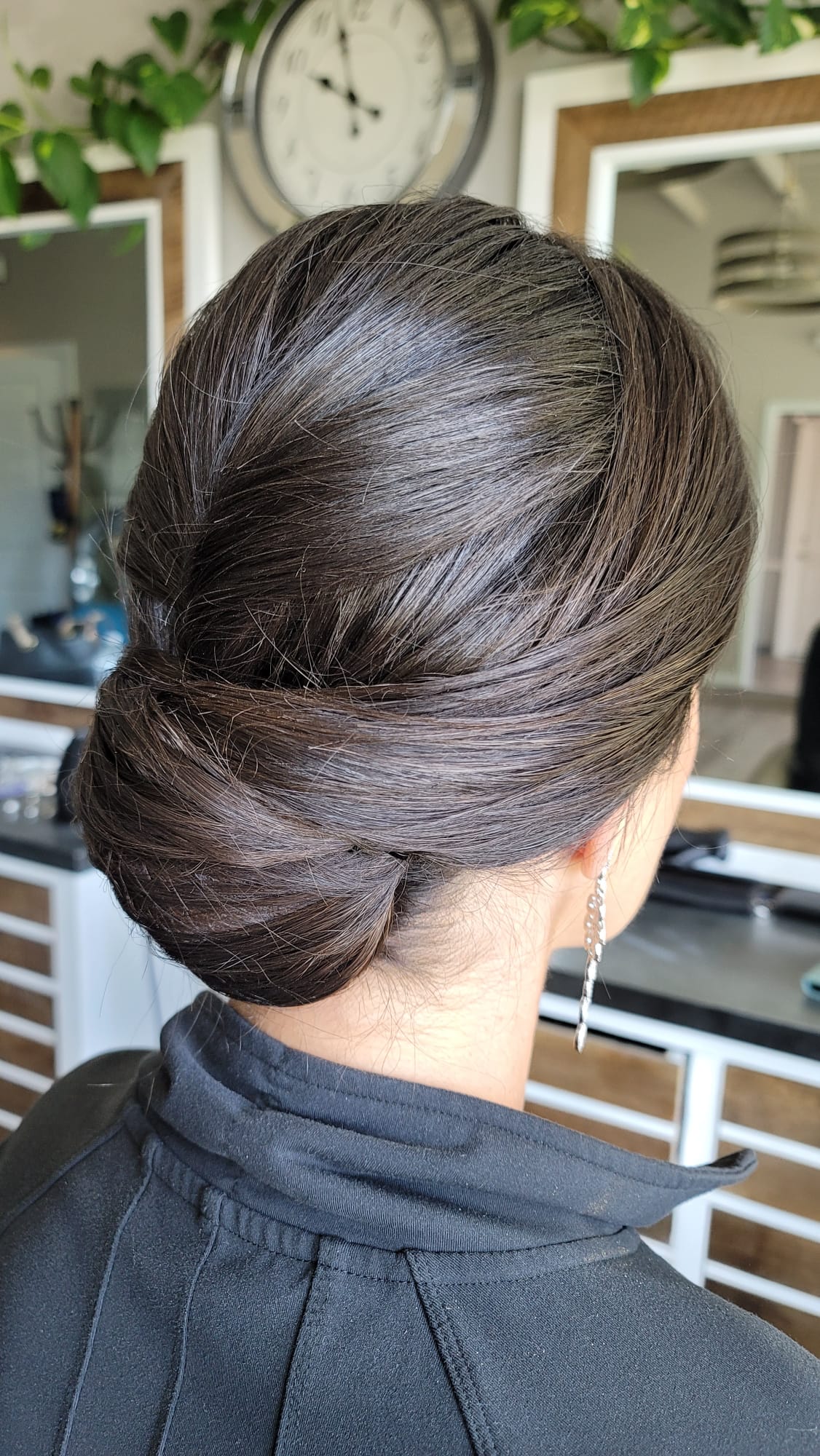 Bridal wedding hair styling