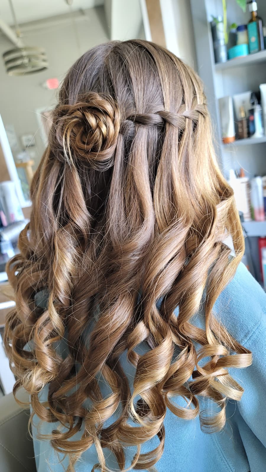 Bridal wedding hair styling